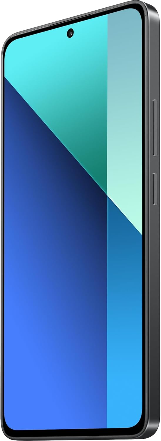 Xiaomi Redmi Note 13 (Midnight Black 8GB RAM, 256 Storage) - Super-clear 108MP triple camera |120Hz FHD+AMOLED display | Immersive viewing with ultra-thin bezels