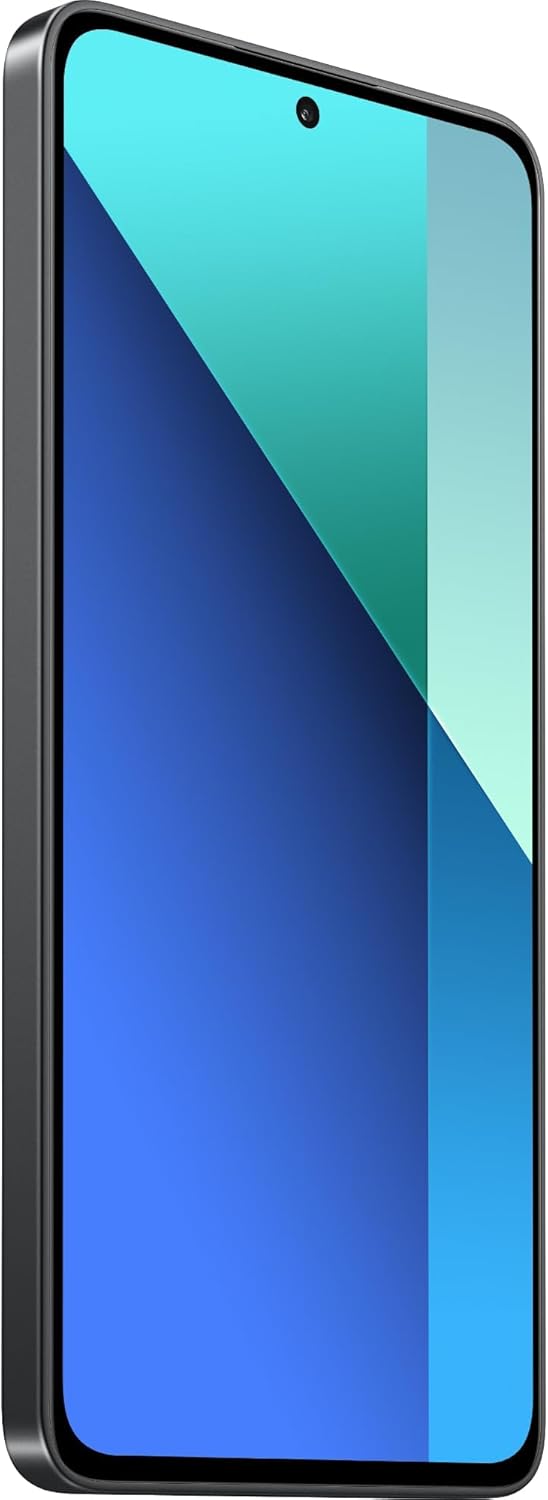 Xiaomi Redmi Note 13 (Midnight Black 8GB RAM, 256 Storage) - Super-clear 108MP triple camera |120Hz FHD+AMOLED display | Immersive viewing with ultra-thin bezels